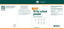 Label for HMF Fit For School Powder