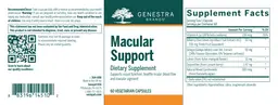 Label for Macular Support