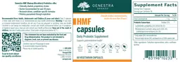 Label for HMF Capsules