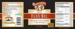 Label for Fresh Flax Oil