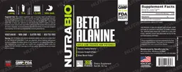 Label for Beta Alanine