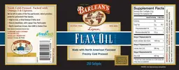 Label for Lignan Flax Oil