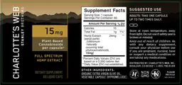Label for Full Spectrum Hemp Extract