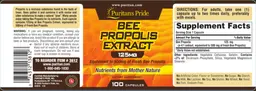 Label for Bee Propolis Extract 125 mg