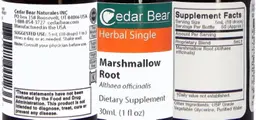 Label for Marshmallow Root