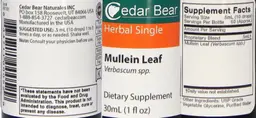 Label for Mullein Leaf