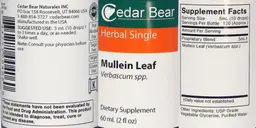 Label for Mullein Leaf
