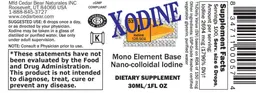 Label for Xodine