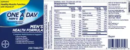 Label for Men's Health Formula