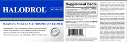 Label for Halodrol