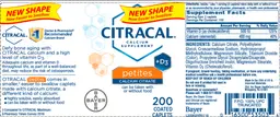 Label for Citracal Petites