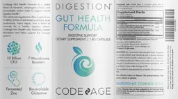 Label for Gut Health Formula