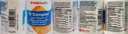 Label for B Complex With Vitamin C