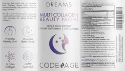 Label for Multi Collagen Beauty Night