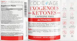 Label for Exogenous Ketones Activated Caffeine Free
