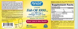 Label for Coated Fish Oil 1000 mg