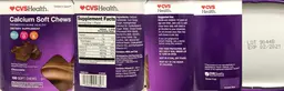 Label for Calcium Soft Chews Chocolate