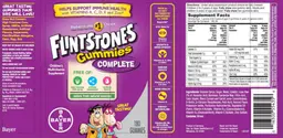 Label for Flintstones Gummies Complete