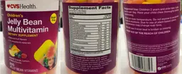 Label for Children's Jelly Bean Multivitamin