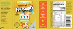 Label for Flintstones Gummies Toddler