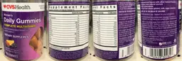 Label for Women's Daily Gummies Complete Multivitamin