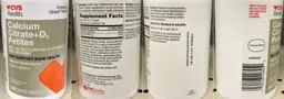 Label for Calcium Citrate+D3 Petites