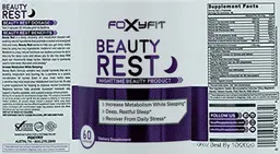 Label for Beauty Rest