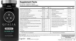 Label for Qualia Mind Caffeine Free