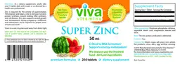 Label for Super Zinc 50 mg
