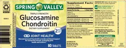 Label for Triple Strength Glucosamine Chondroitin