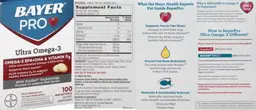 Label for Ultra Omega-3