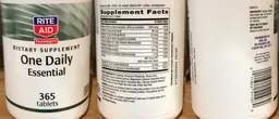 Label for One Daily Essential