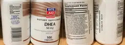 Label for DHEA 50 mg