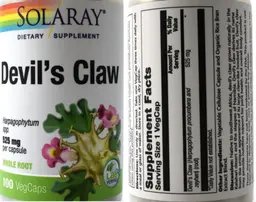 Label for Devil's Claw 525 mg