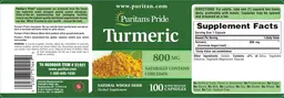 Label for Turmeric 800 mg
