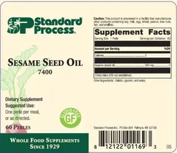Label for Sesame Seed Oil