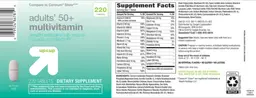 Label for Adults' 50+ Multivitamin