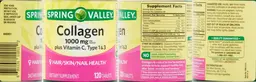 Label for Collagen 1000 mg