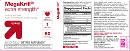 Label for MegaKrill 500 mg