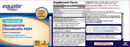 Label for Triple Strength Glucosamine Chondroitin MSM