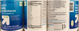 Label for Men's Daily Multivitamin
