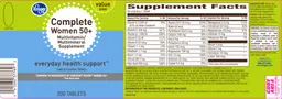 Label for Complete Women 50+