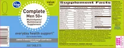Label for Complete Men 50+