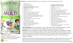 Label for Children's Multi Gummies