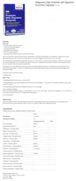 Label for Daily Probiotic with Digestive Enzymes