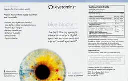 Label for Blue Blocker