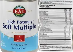 Label for High Potency Soft Multiple