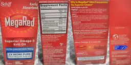 Label for Superior Omega-3 Krill Oil Ultra Concentrate 750 mg