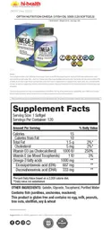 Label for Omega-3 Fish Oil 1000
