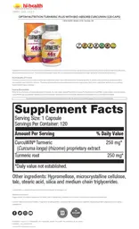Label for Turmeric Plus